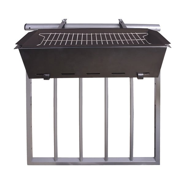 Závěsný gril na zábradlí balkónu Esschert Design BBQ