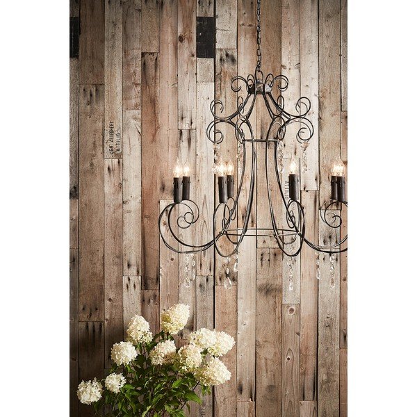 Lampada a sospensione grigia 82x82 cm Brissac - Côté Table-image-2