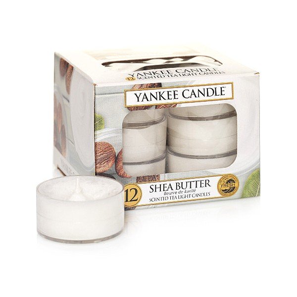 Set di 12 candele profumate, tempo di combustione 4 h Shea Butter - Yankee Candle