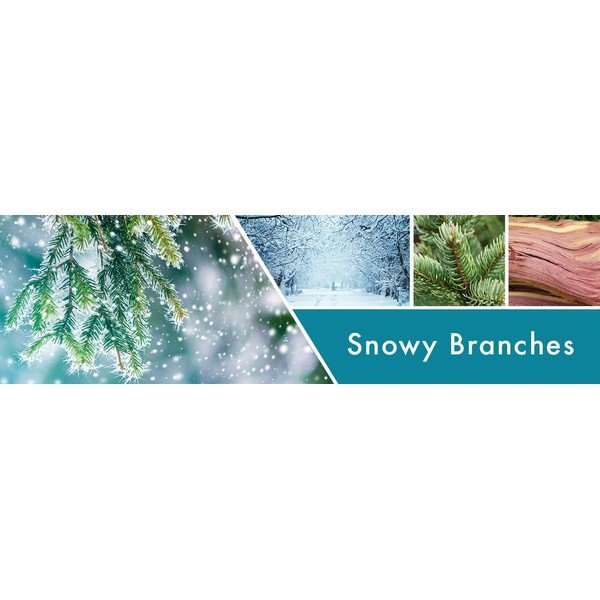 Candela profumata, durata di combustione 35 h Snowy Branches - Goose Creek-image-1