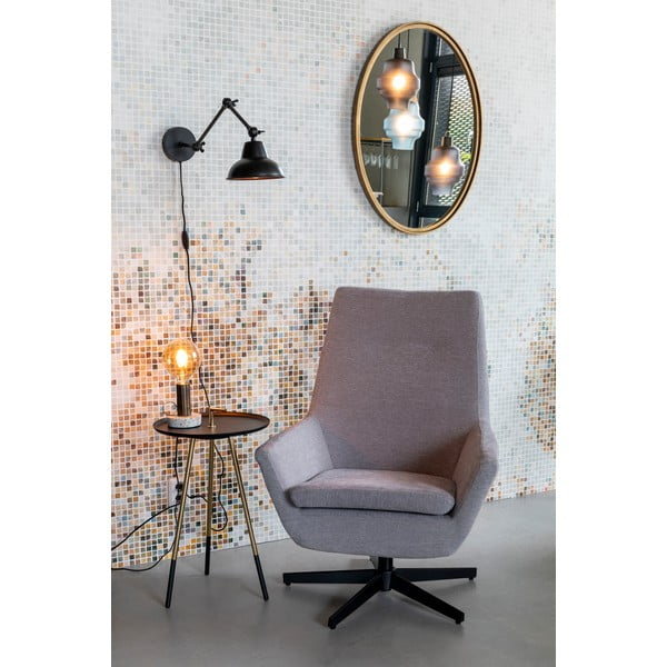 Lampada da parete nera Xavi - White Label-image-2