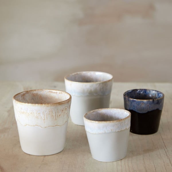 Tazza da espresso in gres verde-grigio, 90 ml Grespresso - Costa Nova-image-1