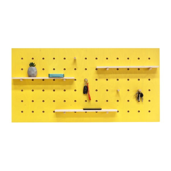 Organizzatore da parete giallo TRIVENTI, 120 x 60 cm - Ragaba