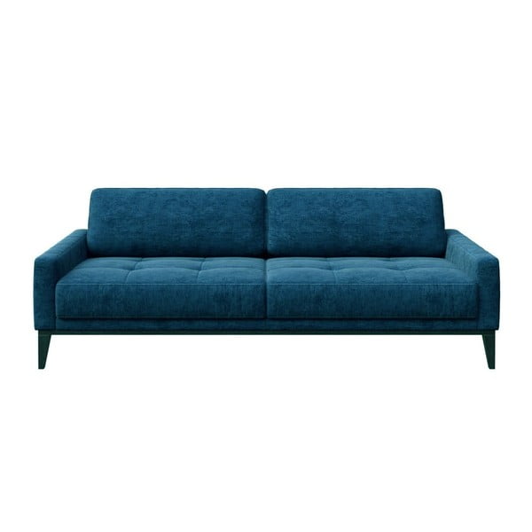 Divano trapuntato blu, 210 cm Musso - MESONICA