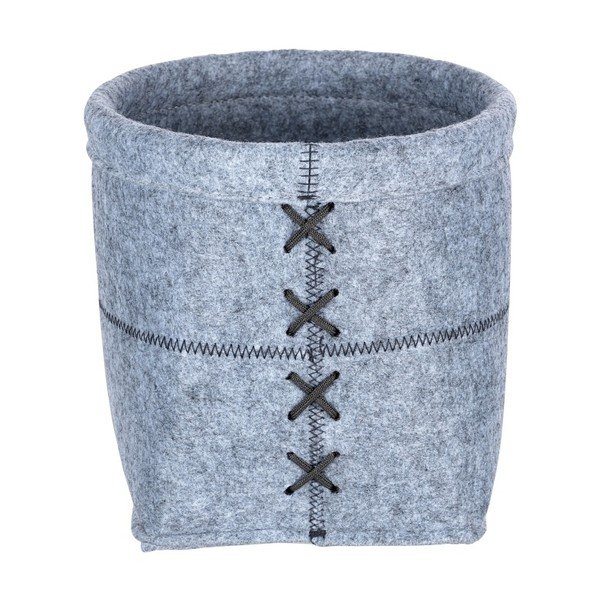 Cestino in feltro grigio chiaro, larghezza 20 cm Mara - Wenko-image-1