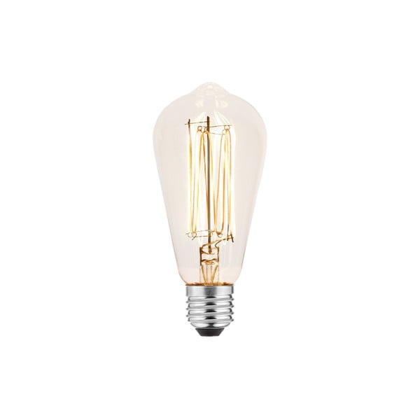Lampadina con filamenti con luce bianca calda e presa E27, 6 W – GTV-image-1