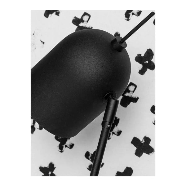 Lampada da tavolo nera e grigia con paralume in metallo (altezza 57 cm) Madrid - it's about RoMi-image-2