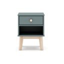 Comodino per bambini verde polveroso Esteban – Marckeric