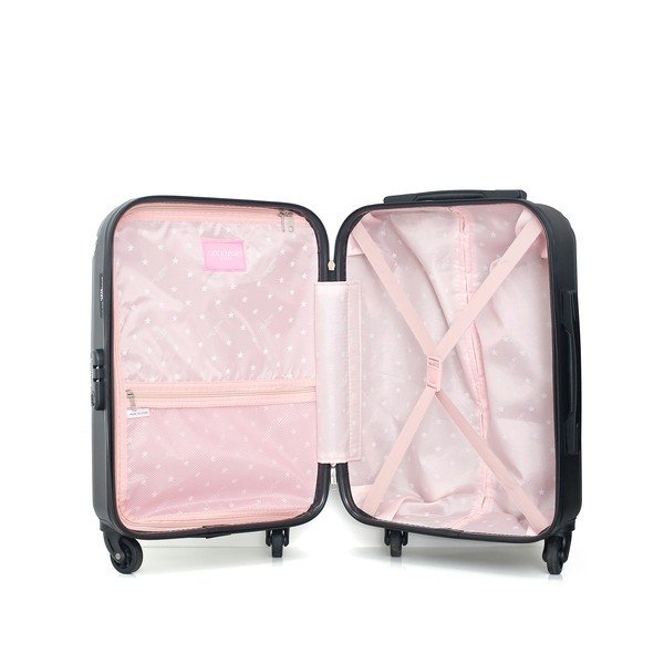 Valigia Lollipops Libby nera a 4 ruote, 31 l - LOLLIPOPS-image-4