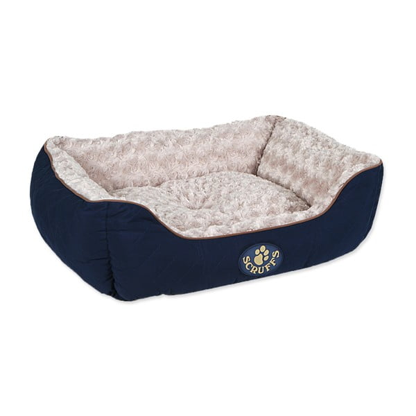 Letto per cani in peluche blu scuro 50x60 cm Scruffs Wilton M - Plaček Pet Products