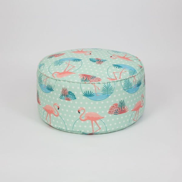 Dombi Flamingo pouf, ⌀ 60 cm - Homitis