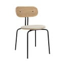 Sedia da pranzo nera e crema Curious - UMAGE