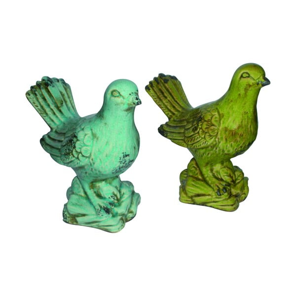 Set di 2 statuette (altezza 22,5 cm) Pigeon - Deco Pleasure