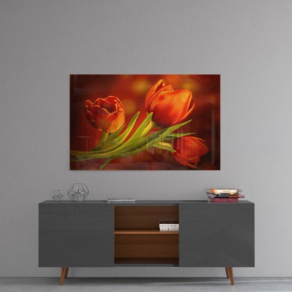 Pittura su vetro Tulipani - Insigne-image-1