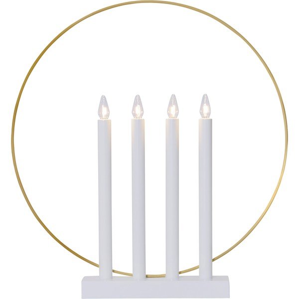 Portacandele LED con alimentazione a corrente (altezza totale 45 cm) Glory – Star Trading-image-2