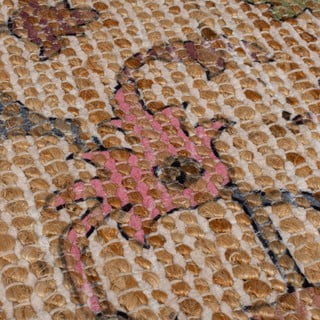 Passatoia di colore naturale in misto iuta tessuta a mano 60x230 cm Celine Jute Global – Flair Rugs