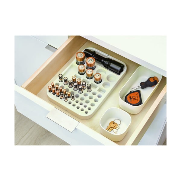 Contenitore bianco Eco Bin, 9,14 x 9,14 cm - iDesign-image-4