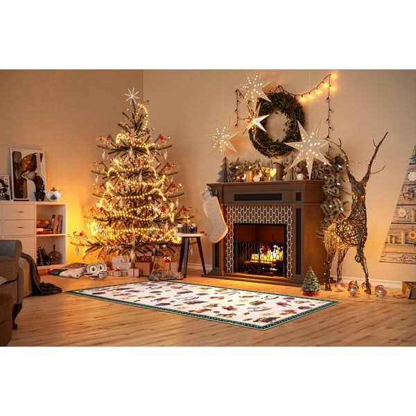 Runner verde con motivo natalizio 80x200 cm Green Christmas - Villeroy&Boch-image-1