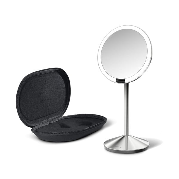 Specchio per make-up con illuminazione e ingrandimento ø 12 cm Travel – simplehuman