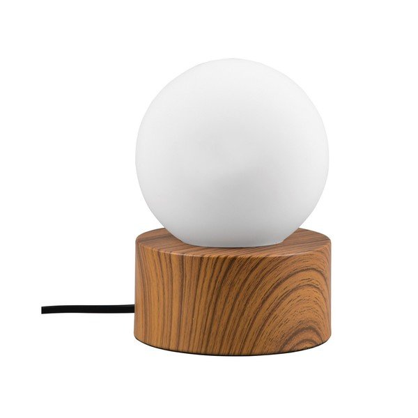 Lampada da tavolo in colore bianco e naturale (altezza 17 cm) Countess - Reality