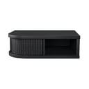Comodino nero con effetto rovere Farsta – Woodman