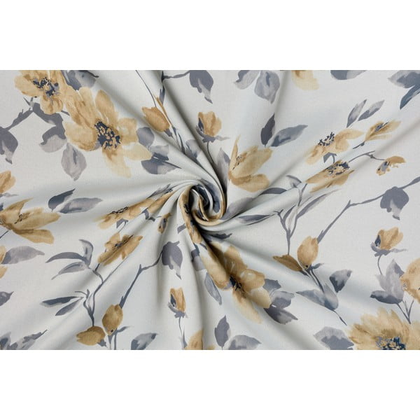 Tenda giallo crema 210x245 cm Cefalu - Mendola Fabrics-image-1