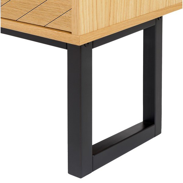 Comò in legno di quercia Camden Herringbone - Woodman-image-4