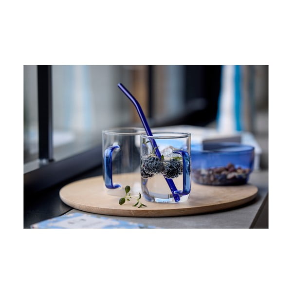 Cannucce in set in vetro con scopino per pulizia 4 pz – Lyngby Glas-image-1