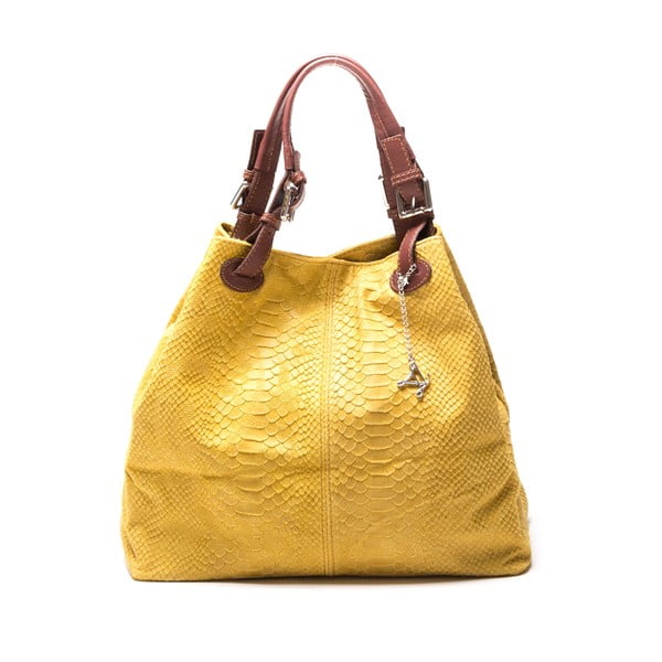 Kabelka Python Giallo