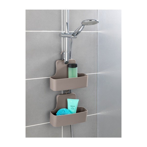 Mensola pensile beige per doccia Barcelona - Wenko-image-1