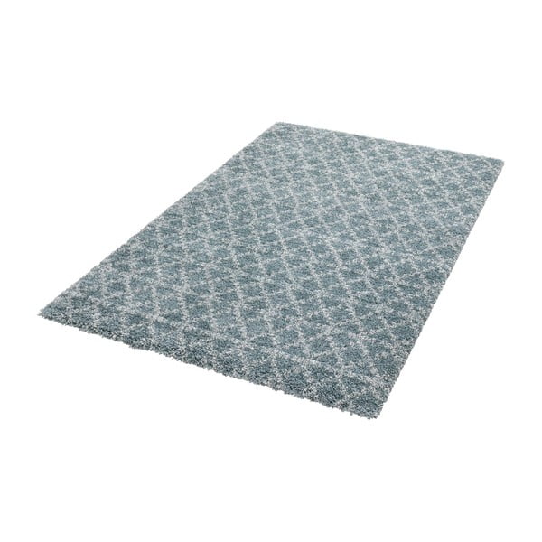 Tappeto blu Dotty, 80 x 150 cm - Mint Rugs-image-1