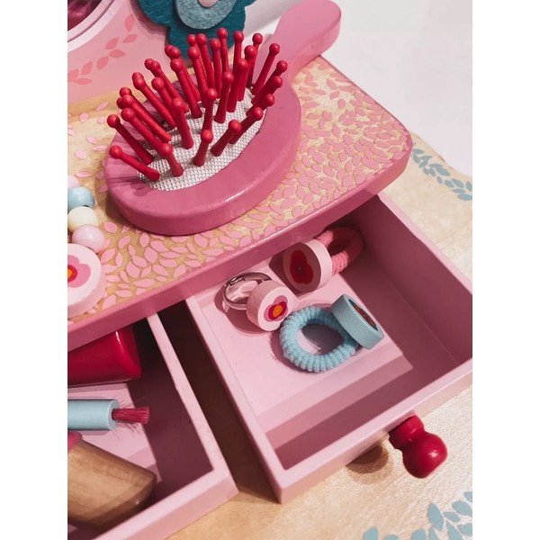 Comodino in legno per bambini Flora - Djeco-image-2