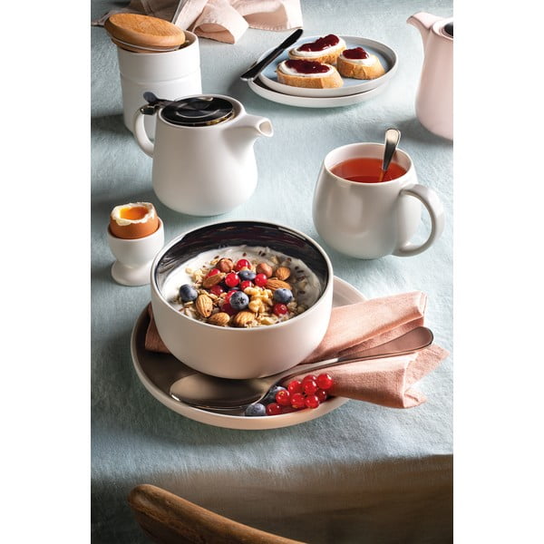 Tazza in porcellana bianca con interno rosa Maxwell & Williams Tint, 440 ml - Maxwell & Williams-image-4