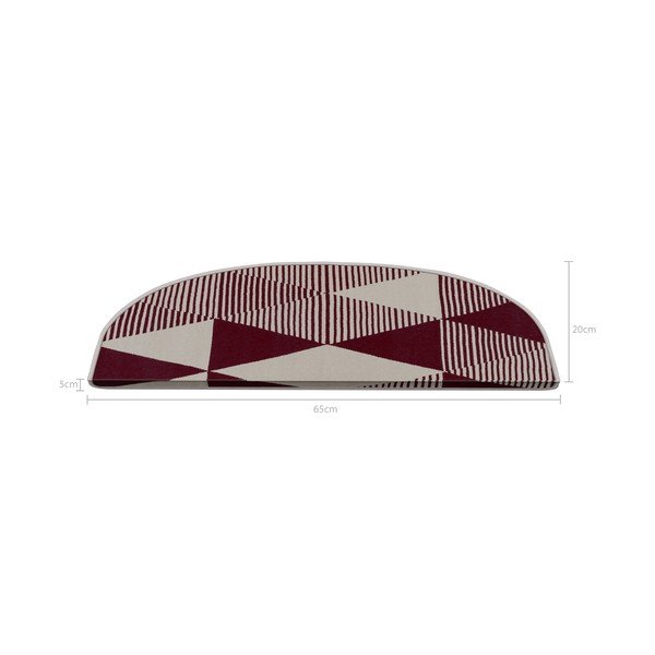 Gradini bianchi all'aceto in set da 16 pezzi 20x65 cm Triangles - Vitaus-image-4