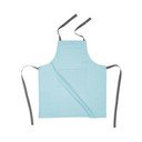 Grembiule da cucina in cotone blu turchese - Tiseco Home Studio
