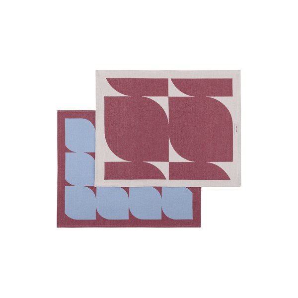 Set di strofinacci in cotone 2 pz 50x63 cm Abi – noo.ma