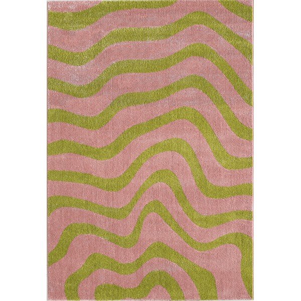 Tappeto verde/rosa 160x230 cm Aurora – ESTE