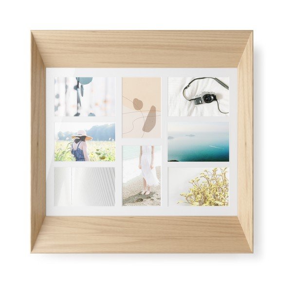Cornice da parete in legno colore naturale 50x50 cm Lookout - Umbra