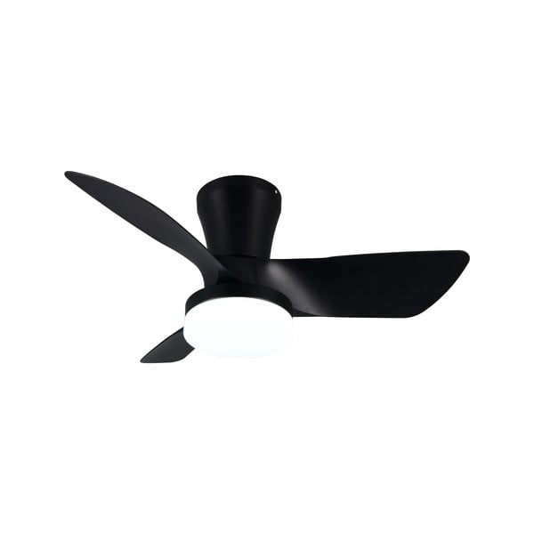 Plafoniera LED nera Randers – Trio-image-1