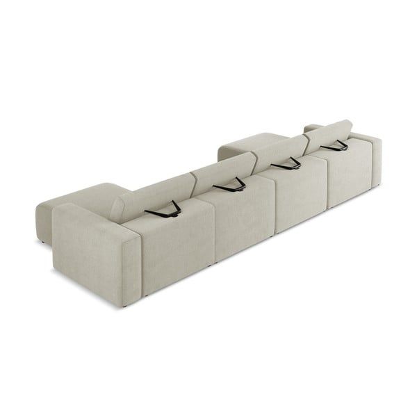 Divano angolare beige Kalea – Makamii-image-3