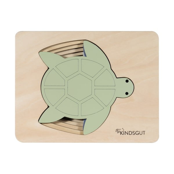 Puzzle in legno Turtle - Kindsgut