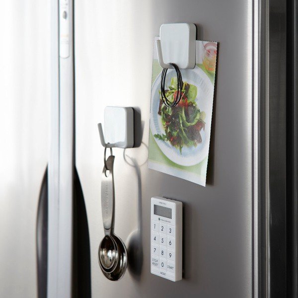 Gancio magnetico bianco Tower - YAMAZAKI-image-1