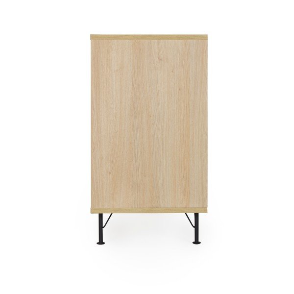 Cassettiera nera Flow, lunghezza 217 cm - Tenzo-image-4