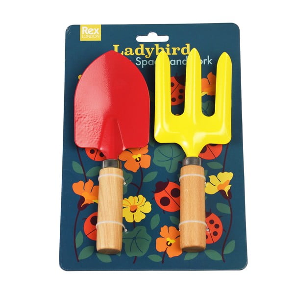 Piccoli attrezzi da giardino in set da 2 Ladybird - Rex London-image-3