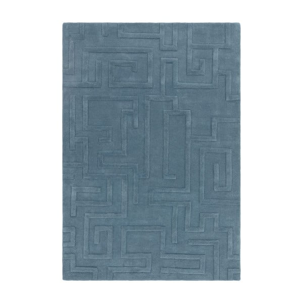 Tappeto in lana blu 120x170 cm Maze - Asiatic Carpets
