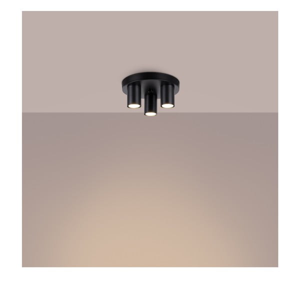 Plafoniera nera Castro – Sollux-image-2