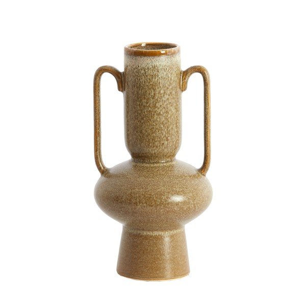 Vaso beige in ceramica (altezza totale 32,5 cm) Otaru – Light & Living