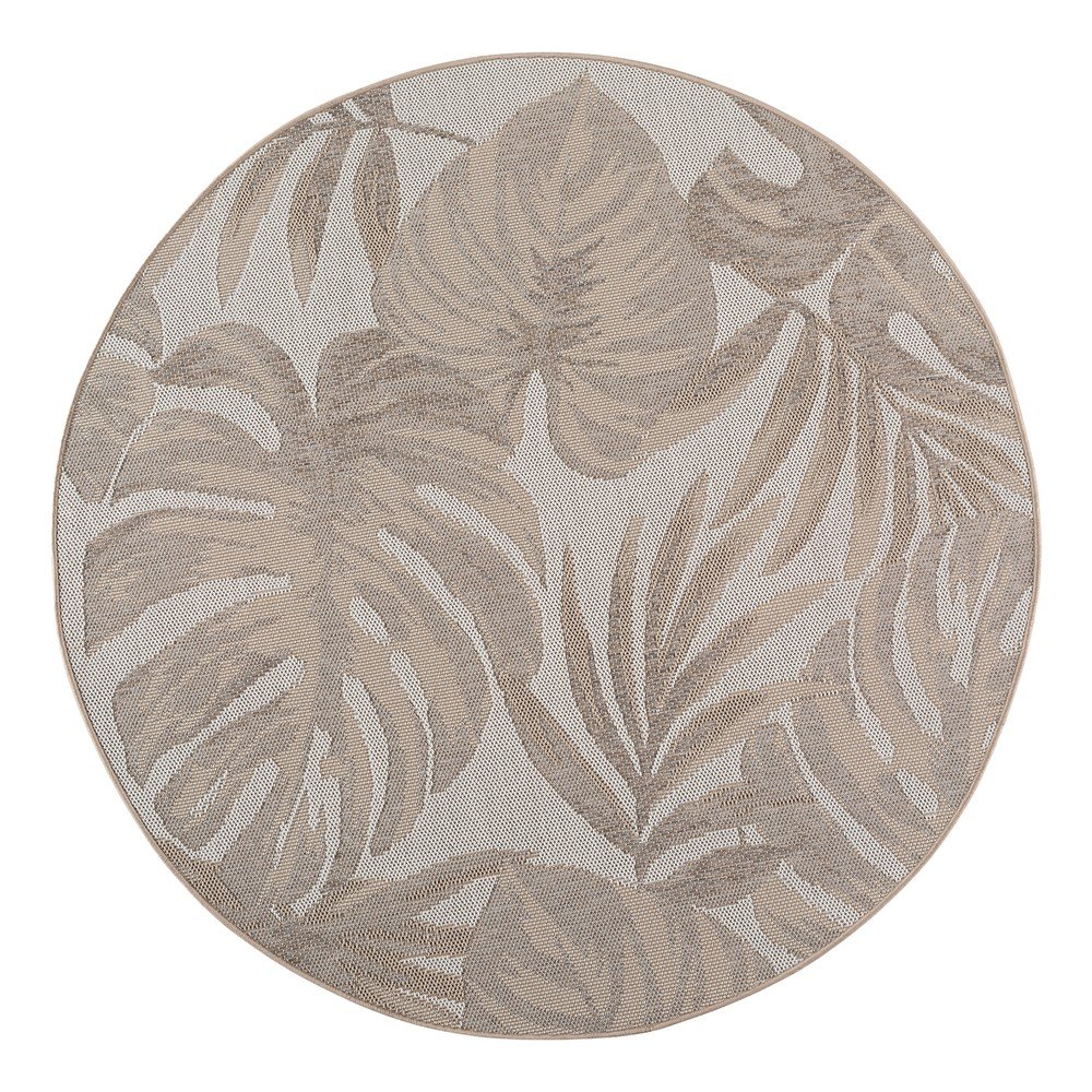 Tappeto da interno/esterno rotondo beige ø 120 cm Desert 1302 – Ayyildiz Carpets | Tappeti per esterni