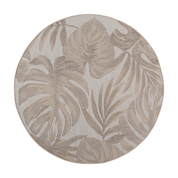 Tappeto da interno/esterno rotondo beige ø 120 cm Desert 1302 – Ayyildiz Carpets