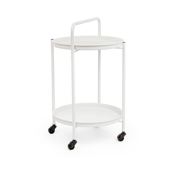 Tavolino da servizio in acciaio ø 44,5 cm Austin – Bizzotto